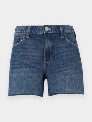 Szorty jeansowe Hollister Co. ciemnoniebieski