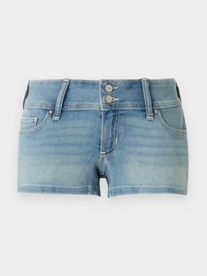 Szorty jeansowe Hollister Co. jasnoniebieski denim