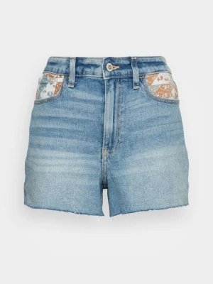 Szorty jeansowe Hollister Co. niebieski denim