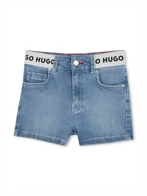 Szorty jeansowe HUGO Kids