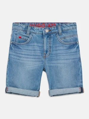 Szorty jeansowe HUGO Kids