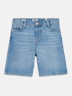 Szorty jeansowe Jack & Jones Kids niebieski denim