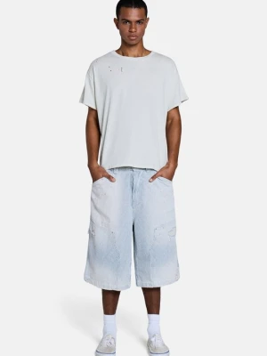 Szorty jeansowe Jaded London jasnoniebieski denim