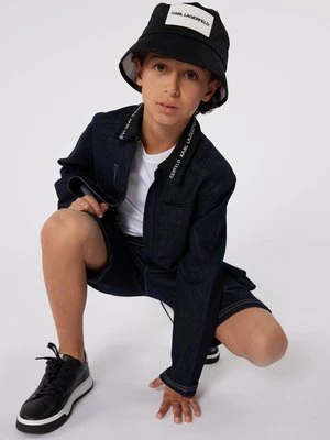 Szorty jeansowe KARL LAGERFELD KIDS