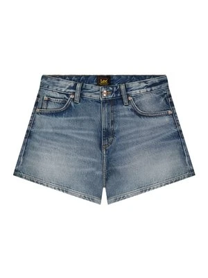 Szorty jeansowe Lee niebieski denim