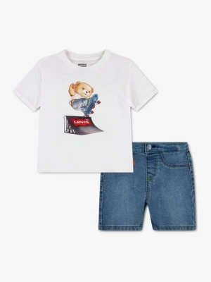 Szorty jeansowe Levi's biały