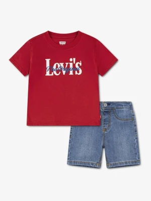 Szorty jeansowe Levi's czerwony