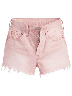 Szorty jeansowe Levi's różowy melanż