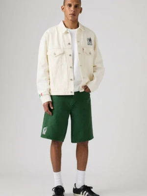 Szorty jeansowe Levi's zielony melanż