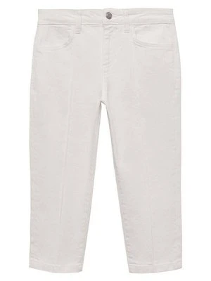 Szorty jeansowe Mango mleczny