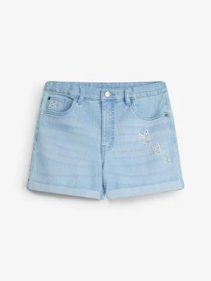 Szorty jeansowe mid waist z bawełną organiczną bonprix