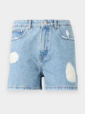 Szorty jeansowe MOSCHINO jasnoniebieski