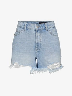 Szorty jeansowe Noisy May jasnoniebieski denim