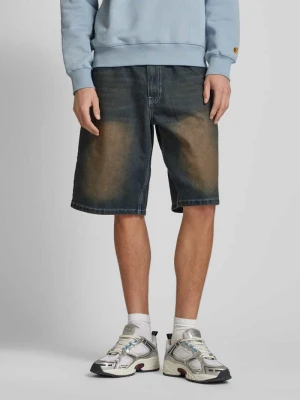 Szorty jeansowe o kroju baggy fit z 5 kieszeniami Karl Kani