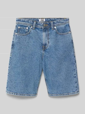 Szorty jeansowe o kroju baggy z wpuszczanymi kieszeniami model 'ALEX' Jack&Jones Niebieski