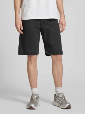 Szorty jeansowe o kroju baggy z wpuszczanymi kieszeniami model 'ALEX' jack & jones