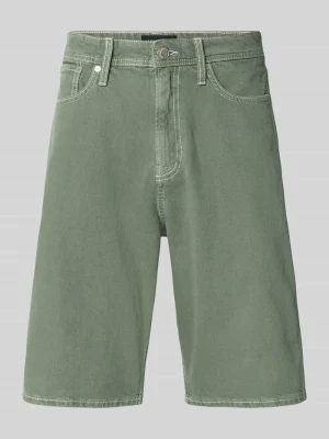 Szorty jeansowe o kroju baggy z wpuszczanymi kieszeniami model 'ALEX' jack & jones