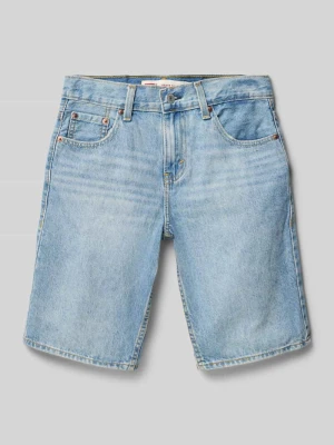 Szorty jeansowe o kroju loose fit z czystej bawełny model 'SKATE SHORT' Levi’s® Kids