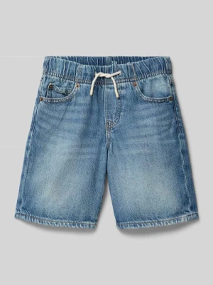 Szorty jeansowe o kroju loose fit z elastycznym pasem GAP