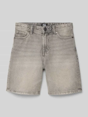 Szorty jeansowe o kroju loose fit z wpuszczanymi kieszeniami model 'TONY' jack & jones