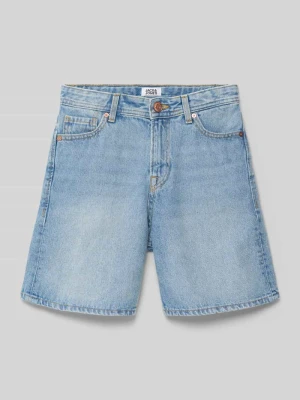 Szorty jeansowe o kroju loose fit z wpuszczanymi kieszeniami model 'TONY' jack & jones