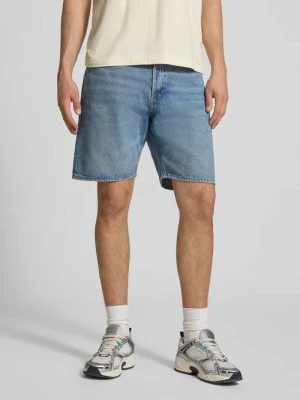 Szorty jeansowe o kroju loose fit z wpuszczanymi kieszeniami model 'TONY' jack & jones