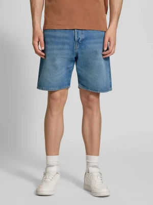 Szorty jeansowe o kroju loose fit z wpuszczanymi kieszeniami model 'TONY' jack & jones