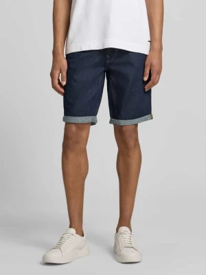 szorty jeansowe o kroju regular fit w stylu 5 kieszeni PME Legend Ciemnoniebieski