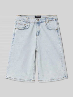 Szorty jeansowe o kroju regular fit z 5 kieszeniami Blue Effect