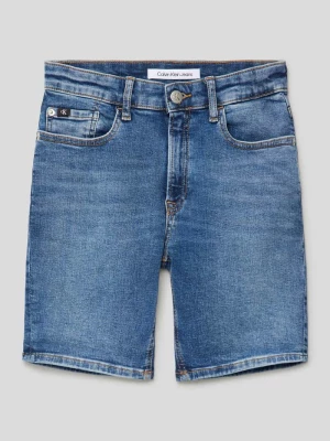 Szorty jeansowe o kroju regular fit z 5 kieszeniami Calvin Klein Jeans