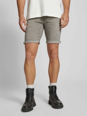 Szorty jeansowe o kroju regular fit z 5 kieszeniami camel active