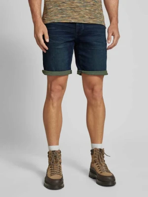 Szorty jeansowe o kroju regular fit z 5 kieszeniami camel active