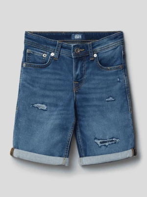 Szorty jeansowe o kroju regular fit z 5 kieszeniami model ‘RICK’ jack & jones