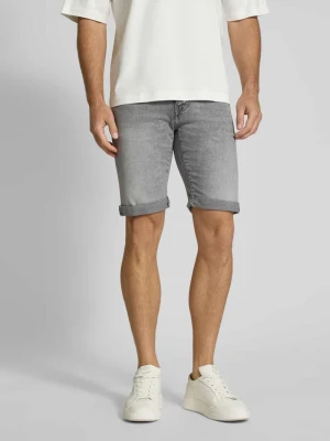 Szorty jeansowe o kroju regular fit z 5 kieszeniami model ‘Sisteron’ Pierre Cardin
