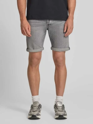 Szorty jeansowe o kroju regular fit z brzegiem model 'RICK' jack & jones