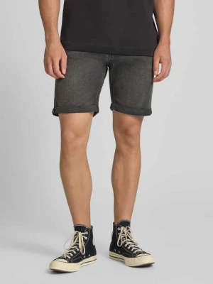 Szorty jeansowe o kroju regular fit z brzegiem model 'RICK' jack & jones