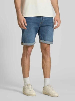 Szorty jeansowe o kroju regular fit z brzegiem model 'RICK' jack & jones