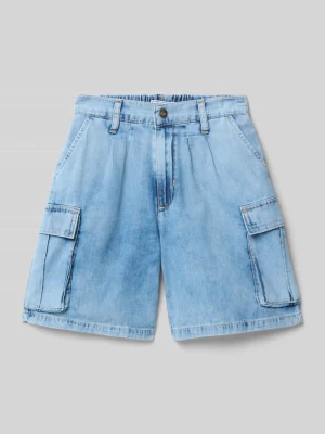 Szorty jeansowe o kroju regular fit z kieszeniami cargo Blue Effect