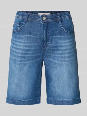 szorty jeansowe o kroju regular fit z mieszanka bawełny model 'MAINE B' BRAX