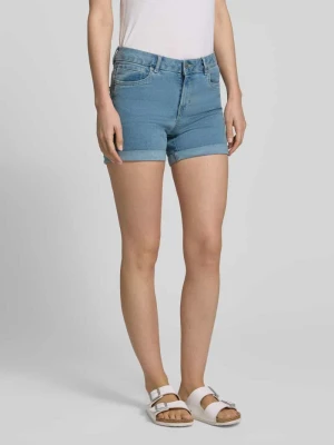 Szorty jeansowe o kroju regular fit z mieszanki bawełny model 'LUNA' Vero Moda Jeansowy niebieski