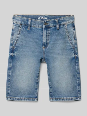 Szorty jeansowe o kroju regular fit z mieszanki bawełny model ‘PETE’ s.Oliver RED LABEL