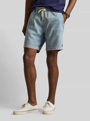 Szorty jeansowe o kroju regular fit z tunelem Polo Ralph Lauren
