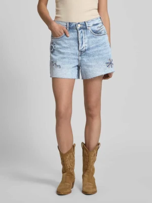 Szorty jeansowe o kroju regular fit z wyhaftowanym motywem Scotch & Soda