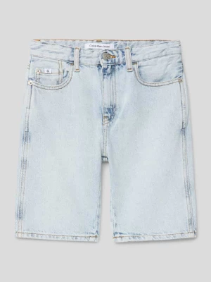 Szorty jeansowe o kroju relaxed fit z 5 kieszeniami Calvin Klein Jeans