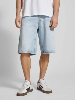 Szorty jeansowe o kroju relaxed fit z 5 kieszeniami Calvin Klein Jeans Jasnoniebieski