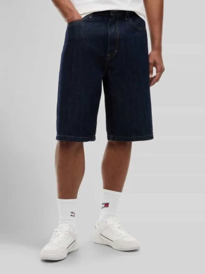 Szorty jeansowe o kroju relaxed fit z czystej bawełny Tommy Jeans Ciemnoniebieski
