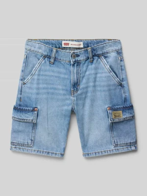 Szorty jeansowe o kroju relaxed fit z kieszeniami cargo Levi’s® Kids