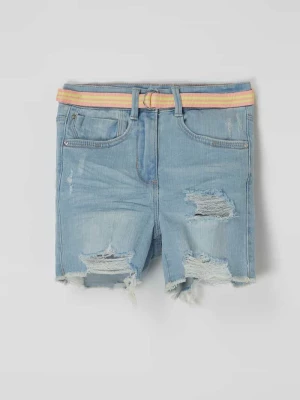 Szorty jeansowe o kroju skinny fit z wysokim stanem i dodatkiem streczu model ‘Suri’ s.Oliver RED LABEL