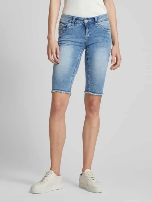 Szorty jeansowe o kroju slim fit z 5 kieszeniami model ‘MELODY’ Blue Monkey