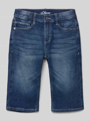 Szorty jeansowe o kroju slim fit z 5 kieszeniami model ‘Pete’ s.Oliver RED LABEL